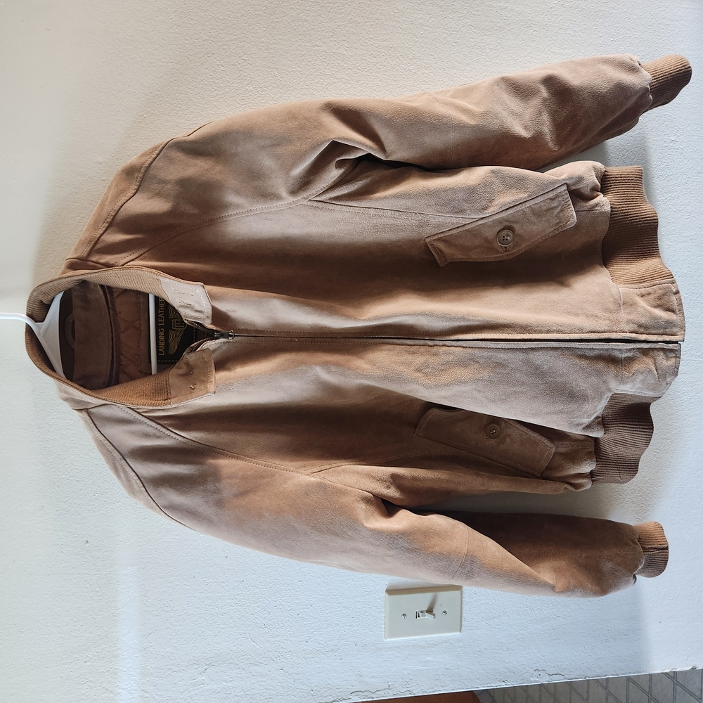 Landing Leathers Leather Bomber Jacket